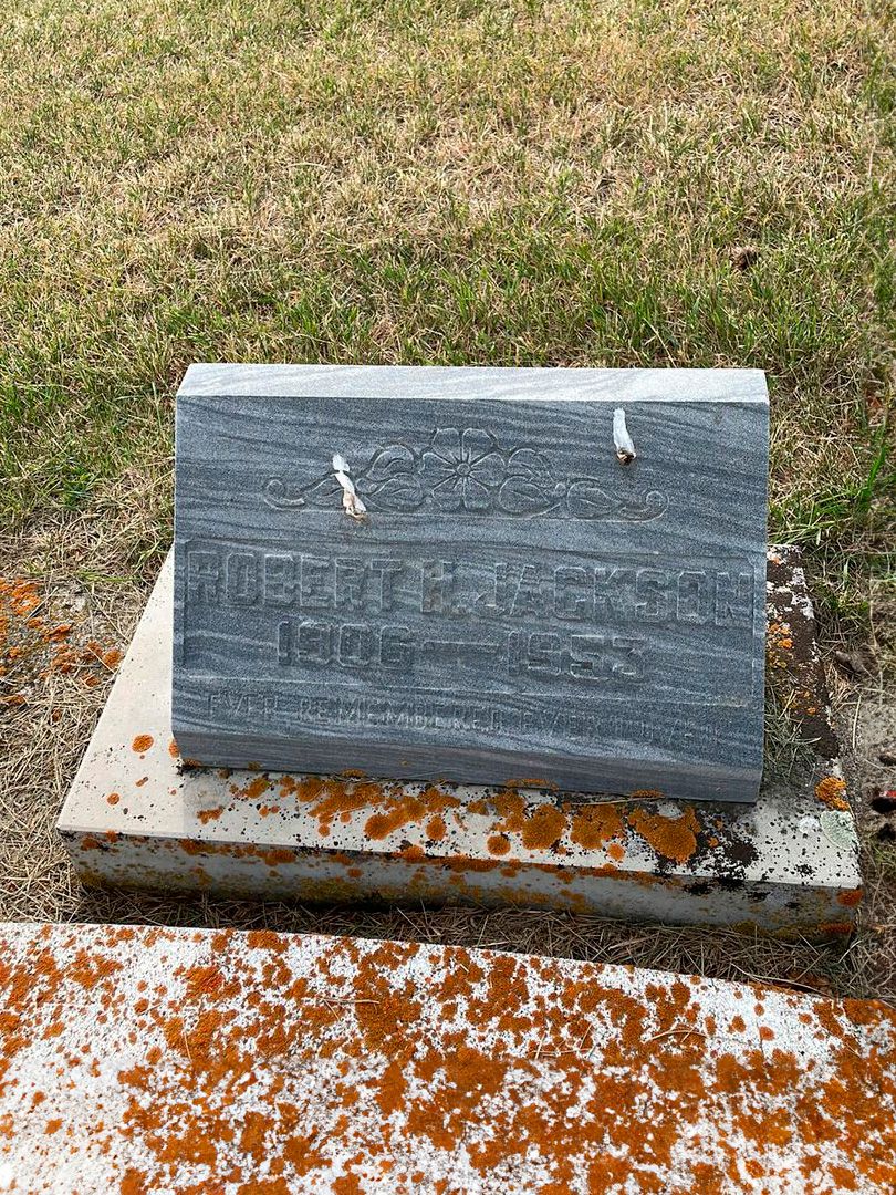 Robert Howell Jackson's grave. Photo 1
