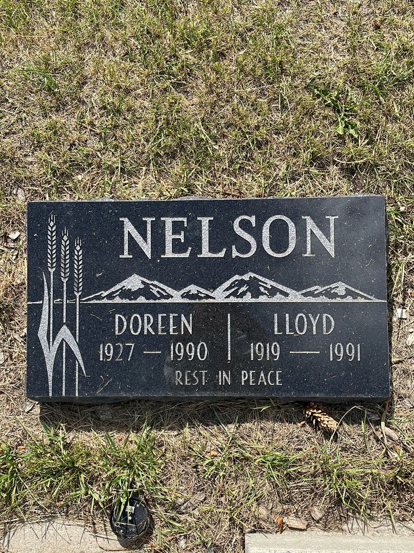 Doreen Vivian Nelson's grave. Photo 1