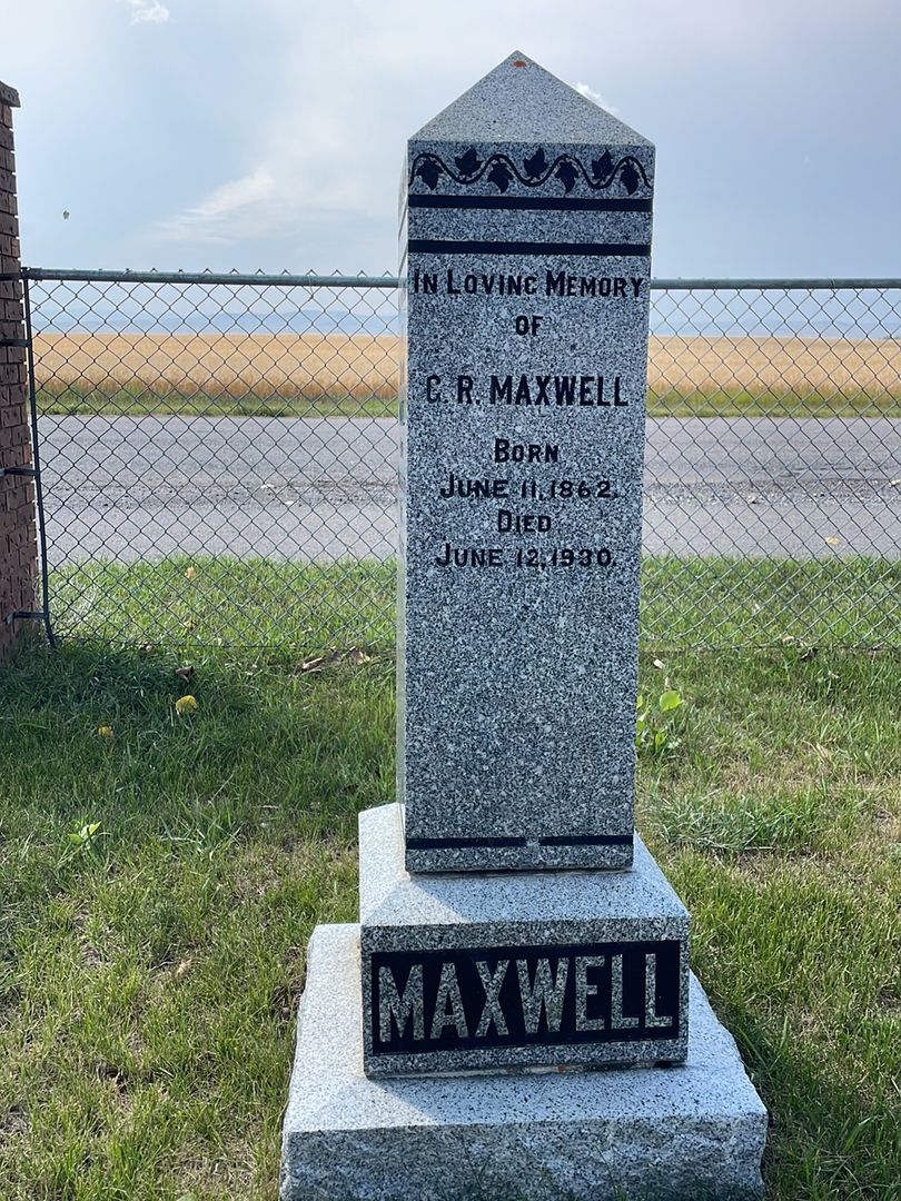 Ida May Rasmussen Maxwell's grave. Photo 1
