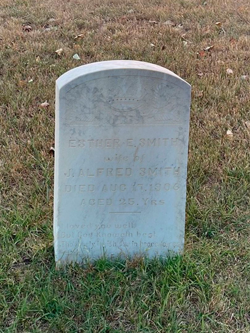 Coe Dahlin's grave. Photo 1