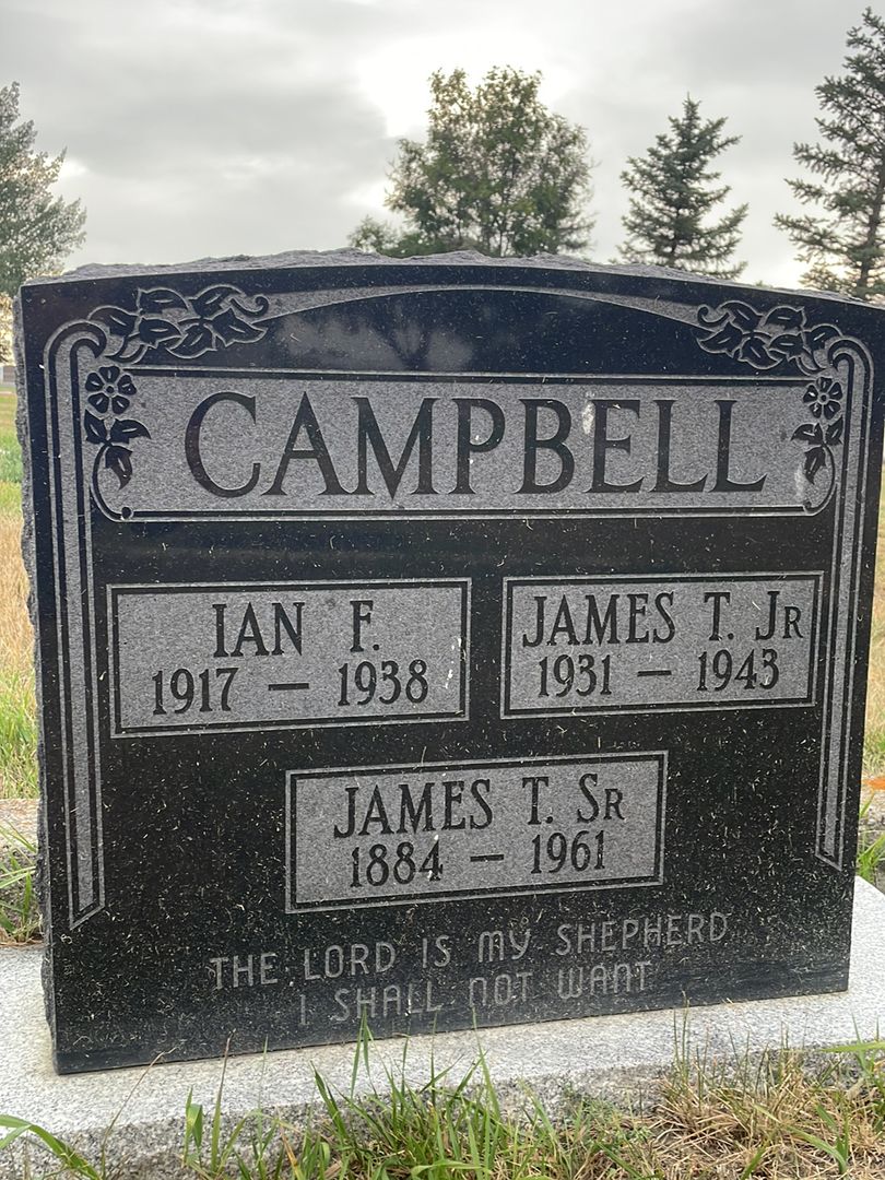 Ian Fraser Campbell's grave. Photo 1