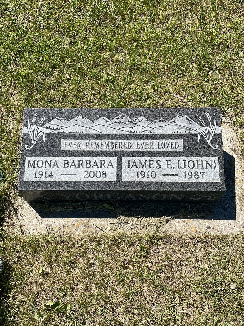 James Edgar "John" Yorgason's grave. Photo 1