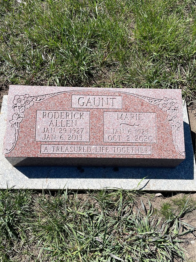 Roderick Alan Gaunt's grave. Photo 1