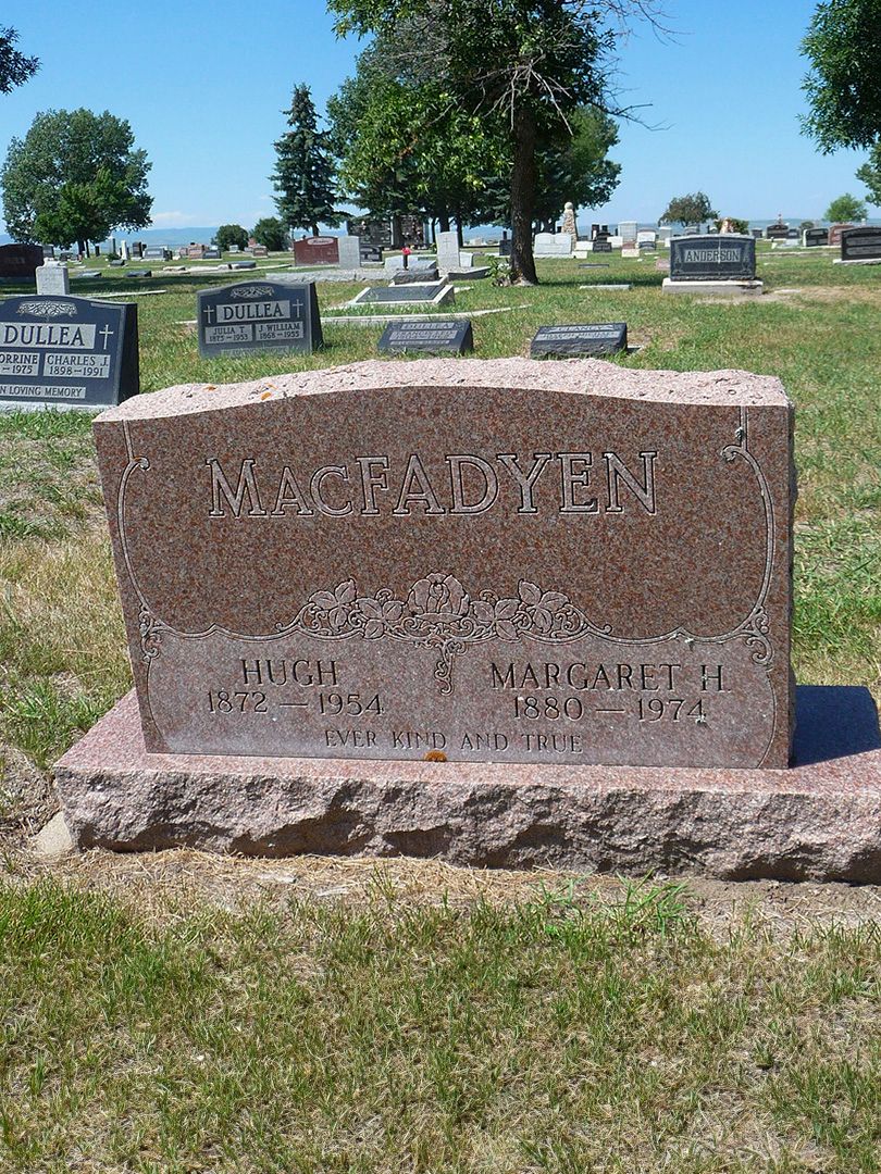 Hugh MacFadyen's grave. Photo 1