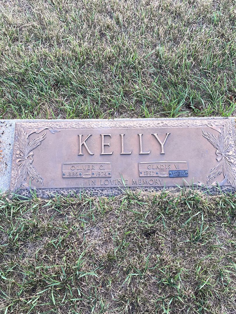 Gladis Victoria Kelly's grave. Photo 1