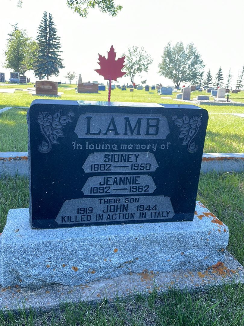 John "Johnnie" Lamb's grave. Photo 1