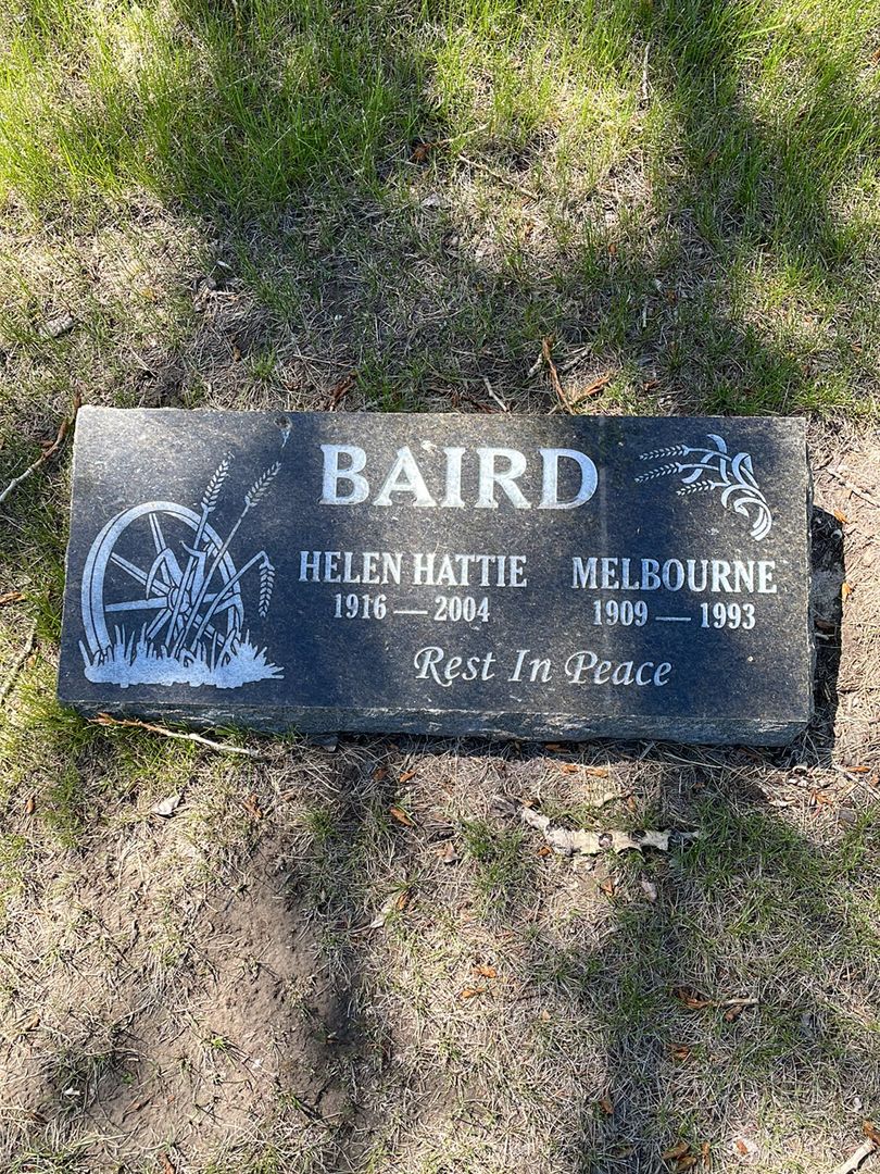 Helen Hattie Baird's grave. Photo 1