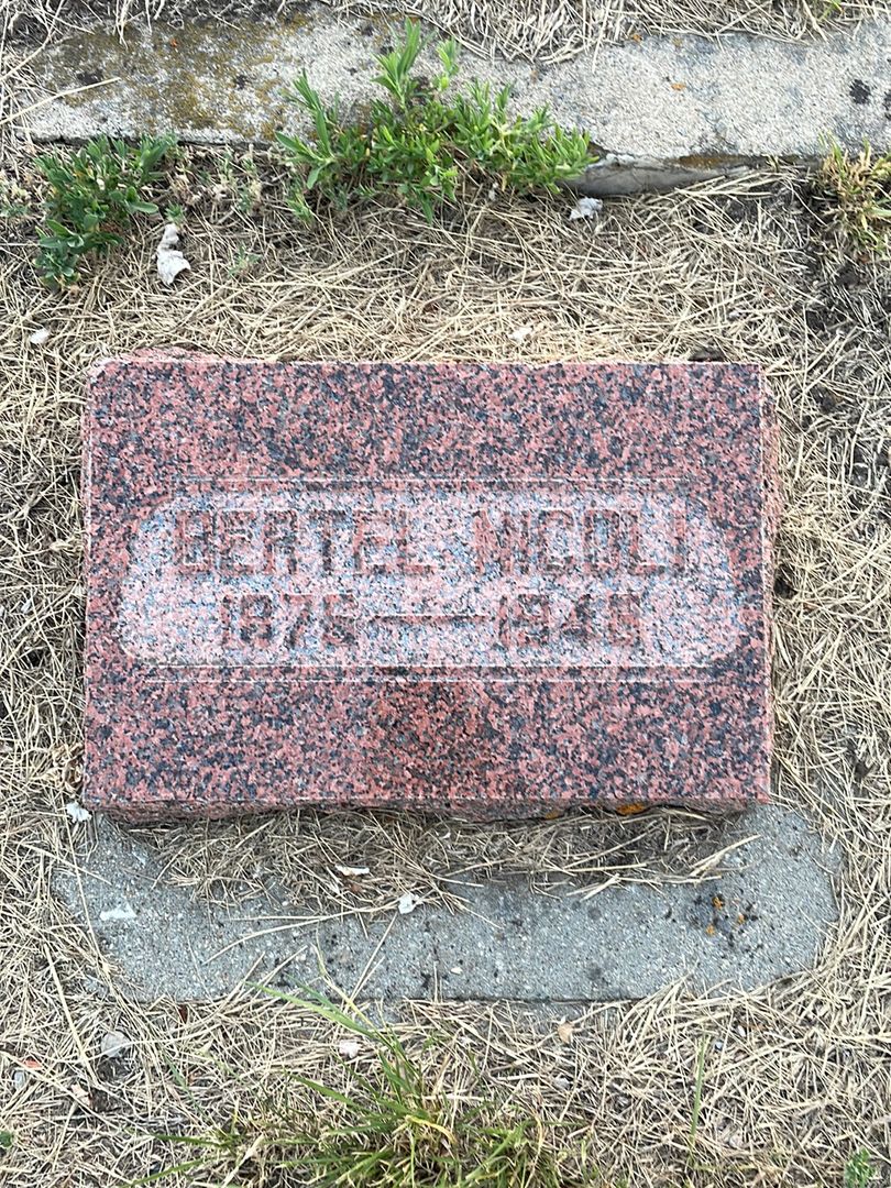 Bertel Nicoli Nelsen's grave. Photo 1