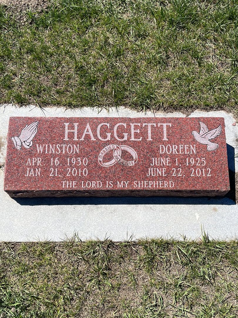 Doreen Miriam Ida Haggett's grave. Photo 1
