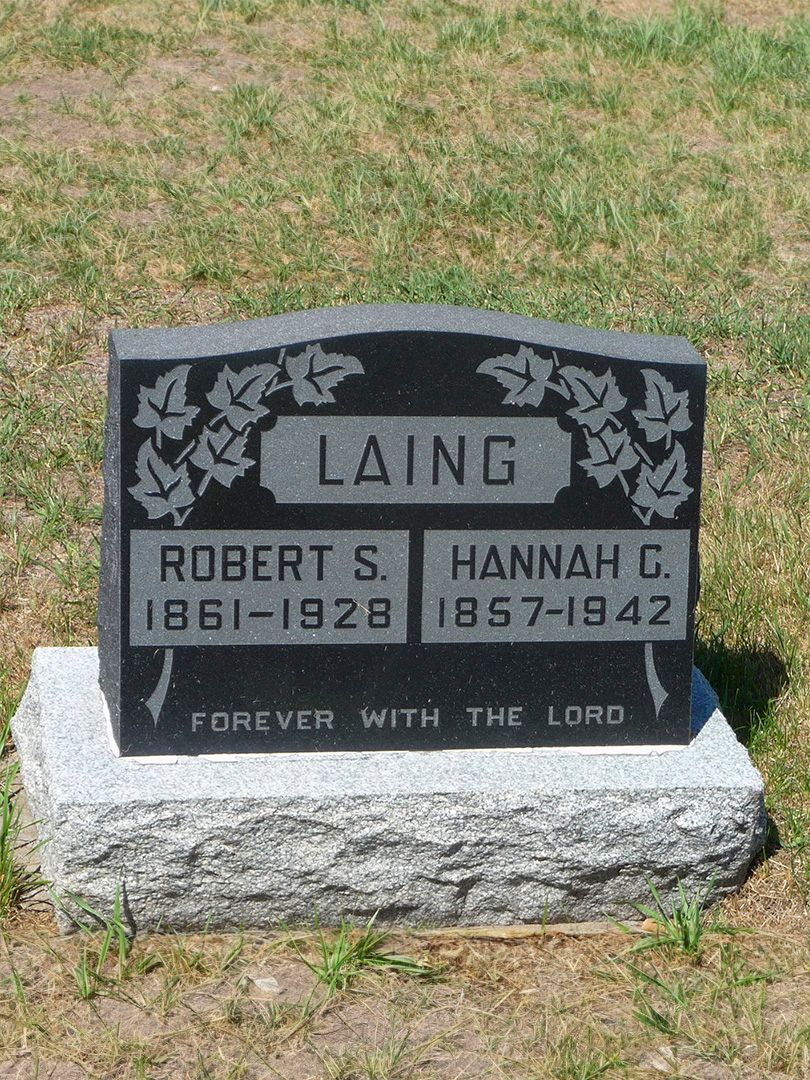 Robert Shadrack Laing's grave. Photo 1
