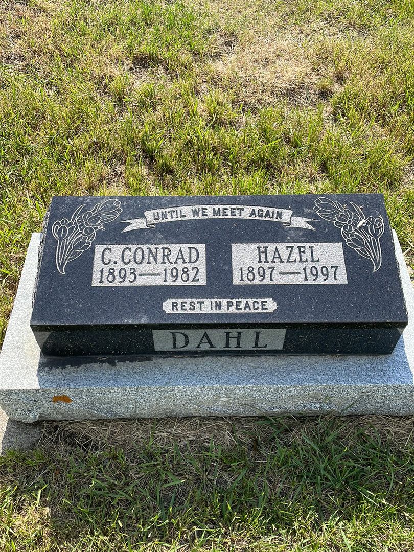 Carl Conrad Dahl's grave. Photo 1