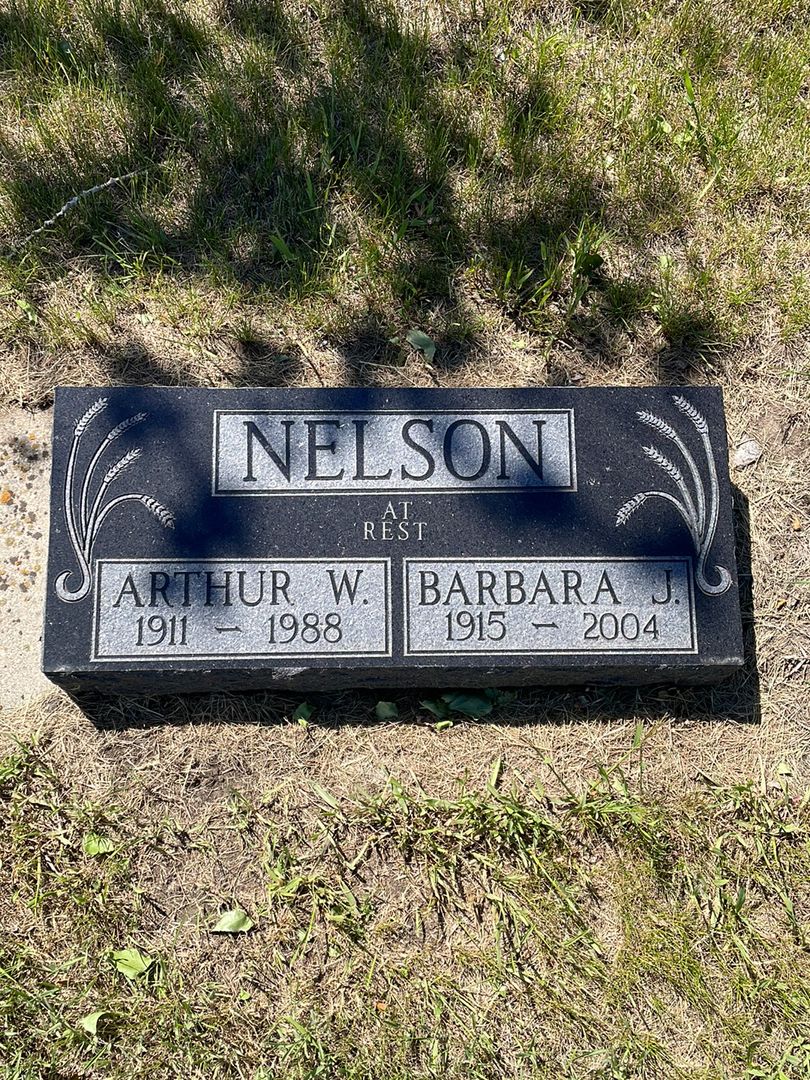 Arthur Westberg Nelson's grave. Photo 1