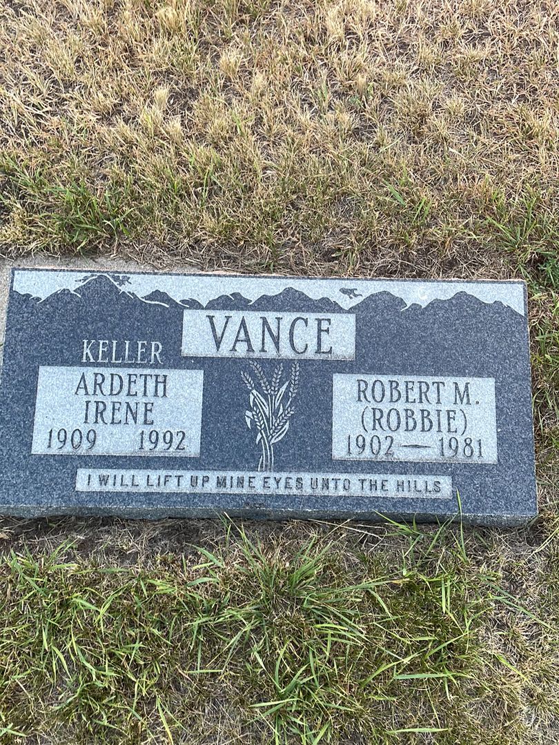 Ardeth Irene Odelia Keller Vance's grave. Photo 1