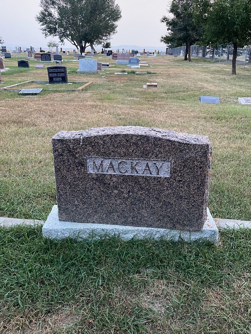 Katherine MacKay's grave