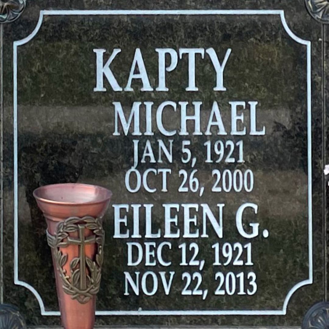 Eileen G. Kapty's grave