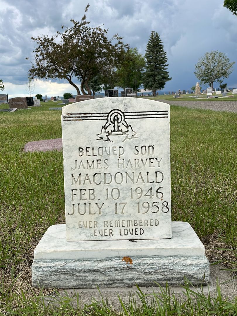 James Harvey MacDonald's grave. Photo 1