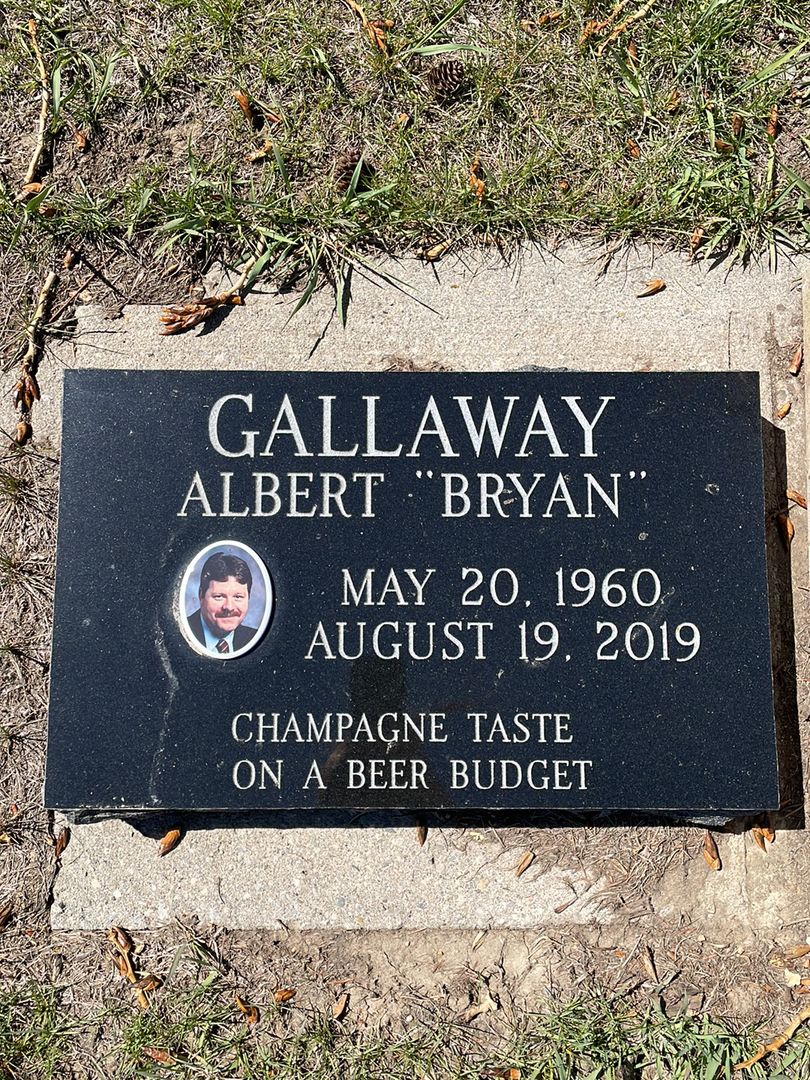 Albert Bryan Gallaway's grave. Photo 1